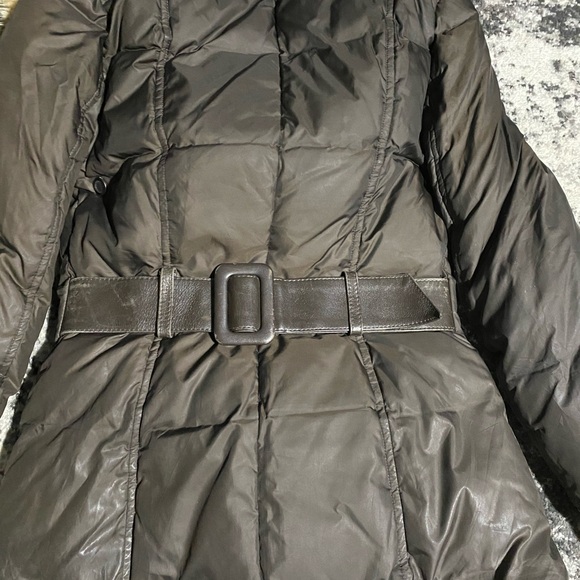 Mackage brown XS 3-4 down jacket with faux fur hood - Picture 5 of 7